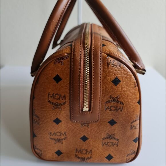 MCM Visetos Doctor Bag Brown - Picture 6 of 16
